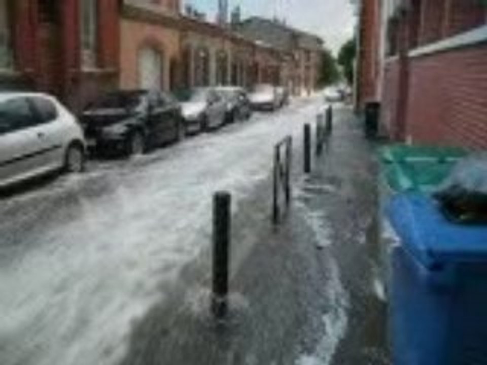 Grêles Toulouse 15 Mai 2008