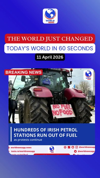 Hundreds of Irish petrol stations run out of fuel as protests continue