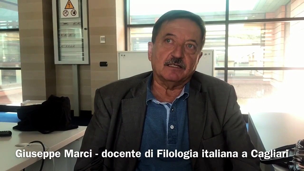 Il congedo di Giuseppe Marci, primo studioso di Andrea Camilleri e Sergio Atzeni. (Nel sistema foto di Giuseppe Ungari)