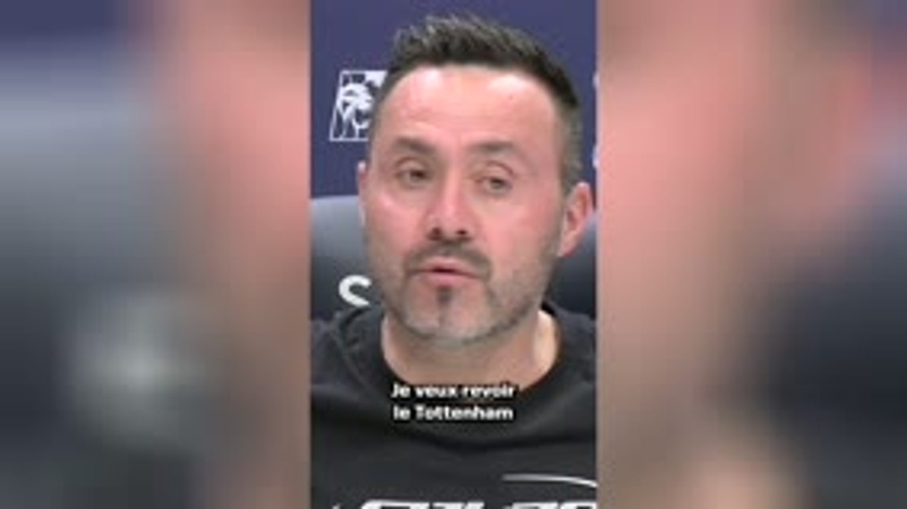 De Zerbi veut revoir le Tottenham de Postecoglou