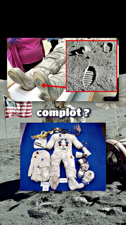 BIZARRE l'homme sur la Lune ?