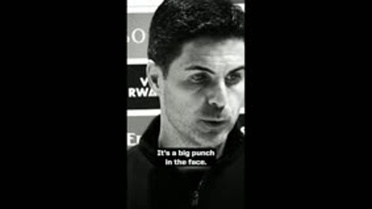 Arteta tells Arsenal to fight back after ‘punch in the face’