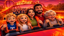 Çizgi Film Çocuk | 3D Luna Park  🌍 Red Fire-Çarpışan Arbalar ...vb.(Bölüm 1)