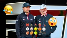 Checo Pérez y Valtteri Bottas cambian el volante por sus hobbies durante el descanso