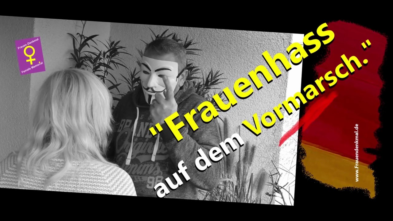 Frauendenkmal * Gewalt gegen Frauen steigt in Deutschland, auch der Frauenhass steigt ...