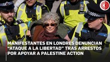 “Es un ataque a nuestra libertad”: manifestantes en Londres denuncian prohibición de Palestine Action
