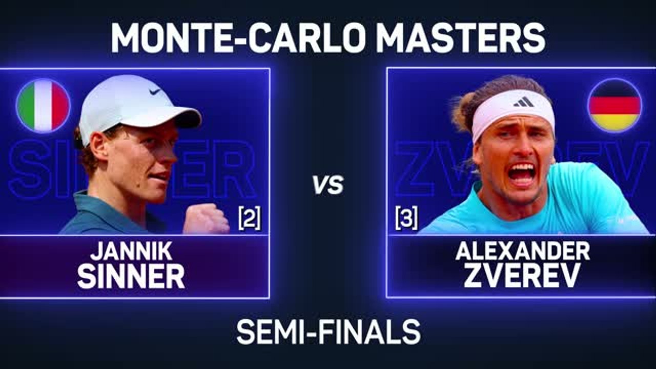 Sinner sets up Alcaraz showdown in Monte-Carlo