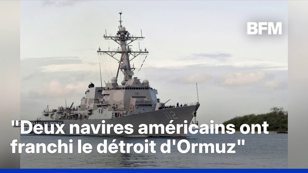 Iran: deux navires américains ont franchi le détroit d'Ormuz dans une opération de déminage
