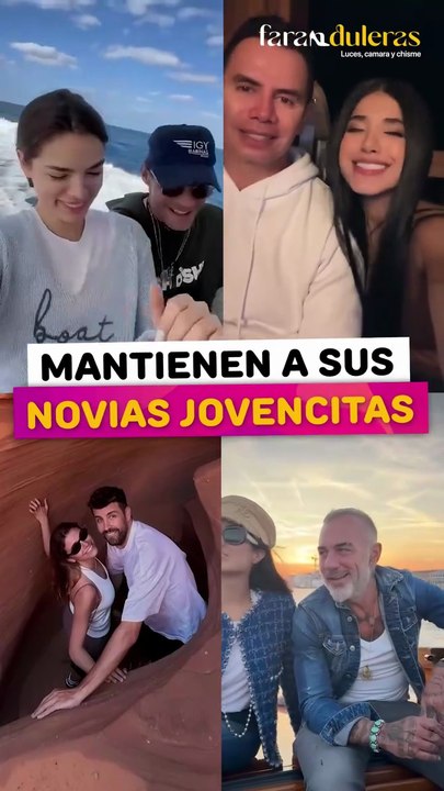 Famosos que les gusta mantener a sus novias jovencitas