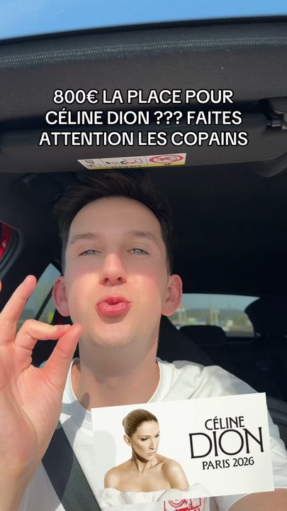 800€ POUR VOIR CÉLINE DION ?