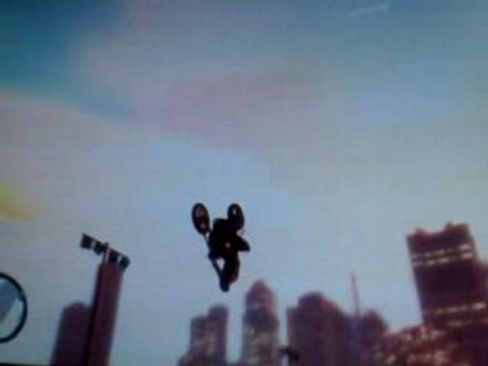 GTA 4 PS3 Back Flip Skate Park !