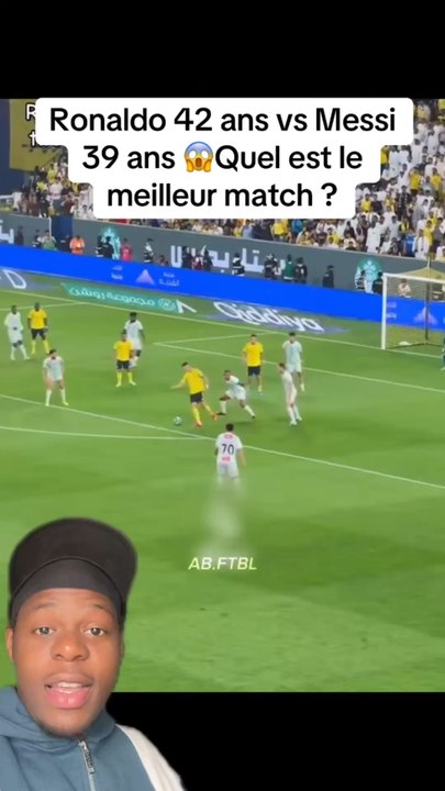 Ronaldo 42 ans vs Messi 39 ans 😱 Quel est le meilleur match ?!
