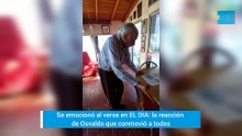 Se emocionó al ver su propia historia en EL DIA: la reacción de Osvaldo que conmovió a todos