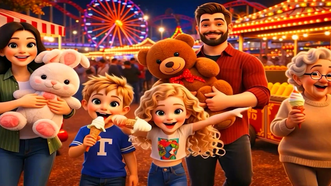 Çizgi Film Çocuk | 3D Luna Park  🌍 Red Fire-Çarpışan Arbalar ...vb.(Bölüm 4)