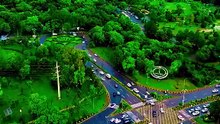 Islamabad Aerial View 🇵🇰 | More Beautiful Than Tehran? 😍 Green Paradise from Sky | Drama Cycle | #Shorts