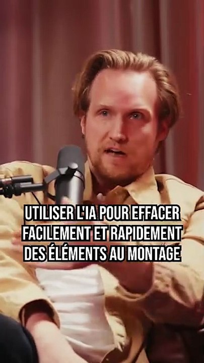 Utiliser l'IA pour effacer facilement et rapidement des éléments au montage