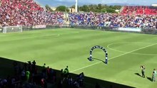Serie A, Cagliari-Bologna: ingresso in campo delle squadre