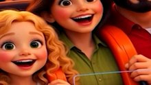 Çizgi Film Çocuk | 3D Luna Park 🌍 Red Fire-Çarpışan Arabalar (Bölüm 6) #shortsvideo