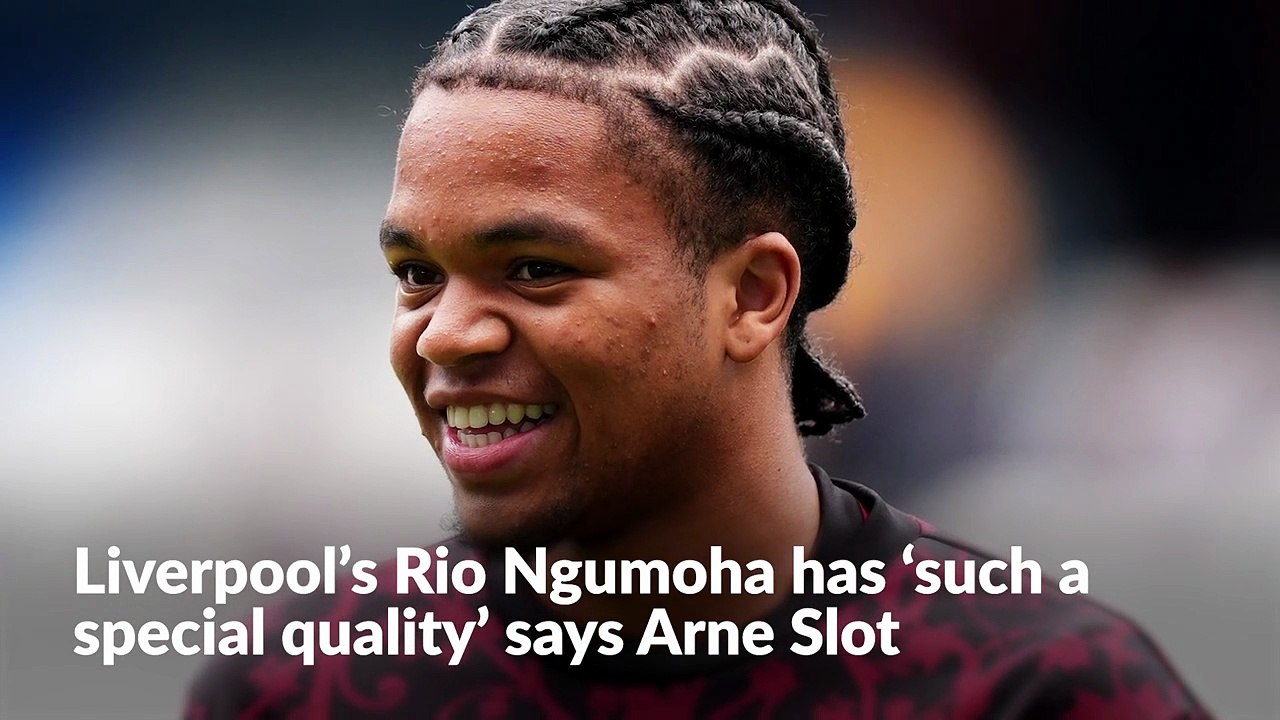 Liverpool’s Rio Ngumoha has ‘such a special quality’, says Arne Slot