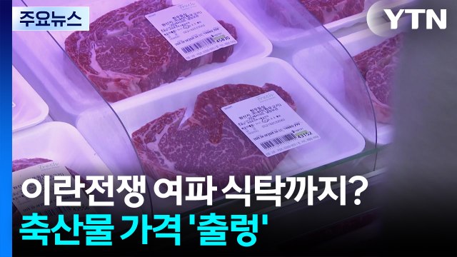 이란전쟁 여파 식탁까지?...축산물 가격 '출렁' / YTN