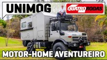 Motorhome 4x4: você pode morar em qualquer lugar por 20 dias com esse Unimog
