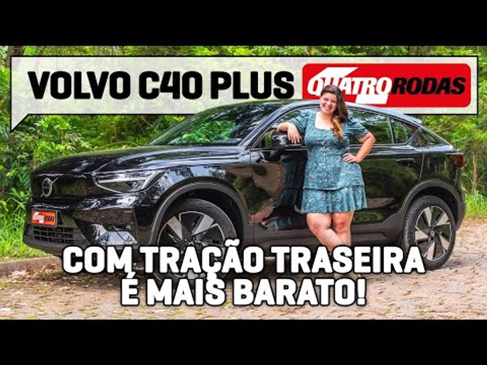 VOLVO C40 PLUS é SUV cupê R$ 60.000 mais barato com tração traseira e diversão