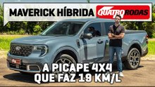 ATÉ 19 KM/L! Os SEGREDOS da Ford Maverick híbrida 4x4 contra Toro e Rampage