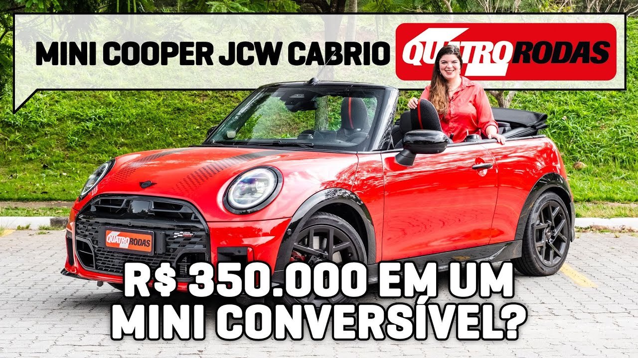 Novo Mini Cooper JCW Cabrio é R$ 30.000 MAIS CARO que a versão convencional, VALE A PENA?
