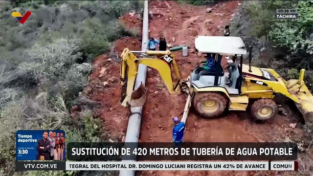 Táchira | 87 mil familias serán beneficiadas con sustitución de 420 m. de tuberías de agua potable