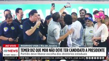 Temer defende que MDB priorize programa de governo em vez de candidatura própria em 2026