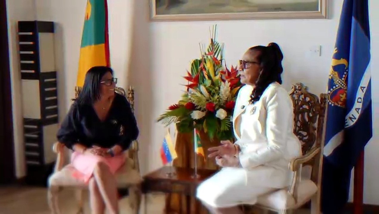 Presidenta (E) Delcy Rodríguez visita Grenada
