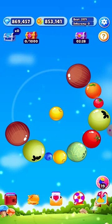 game crazy zumba fruit