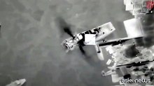 Nave russa affondata da un drone di Kiev: le immagini