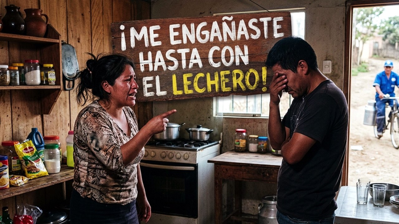 🥛💔 ME ENGAÑASTE HASTA CON EL LECHERO 😡😭 💔🥛