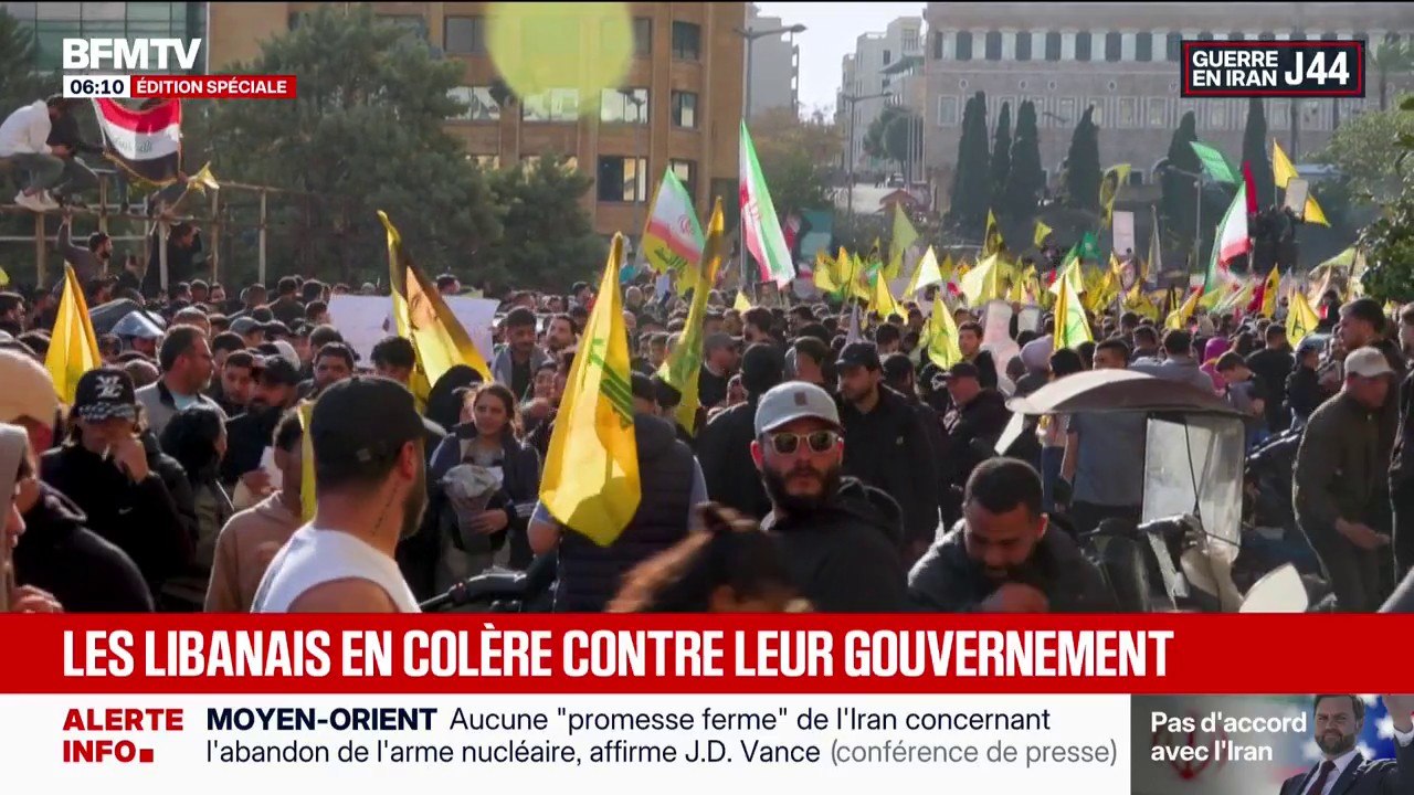 Guerre au Moyen-Orient: des sympathisants du Hezbollah dénoncent les négociations prévues entre le Liban et Israël