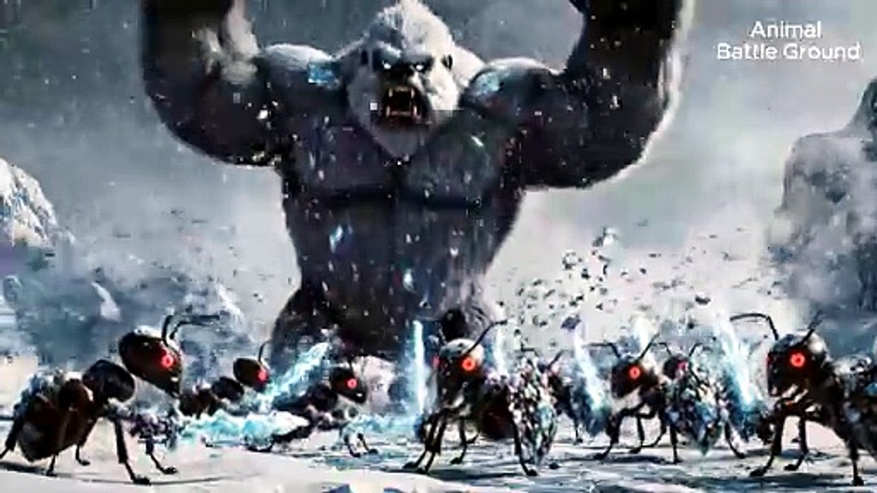 Yeti vs ant Fight Movie Seen