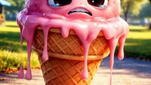 cute but sad icecream