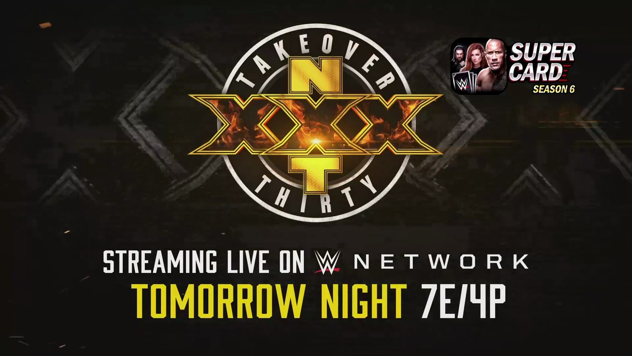NXT TakeOver XXX celebrates black and gold milestone tomorrow night