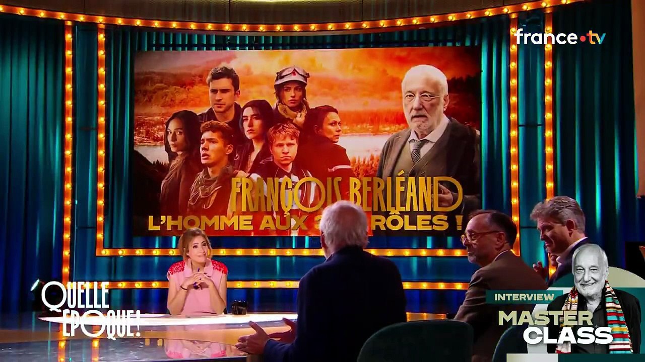 François Berléand revient dans "Quelle époque" sur son César et le succès arrivé à 50 ans qu'il attribue entièrement à la chance