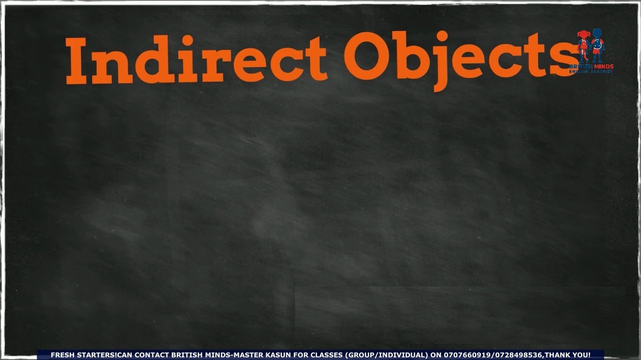 08-INDIRECT OBJECTS