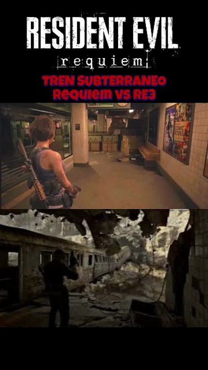 Tren Subterráneo Requiem VS Resident EVil 3 Remake