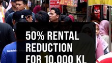 DBKL to halve rentals for 10,000 traders until 2027