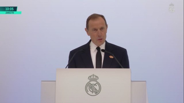 Discurso completo de Butragueño en la entrega de insignias a los socios del Real Madrid