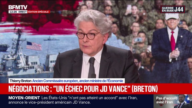Guerre au Moyen-Orient: l'Union européenne doit démontrer qu'elle est un acteur de confiance , affirme Thierry Breton