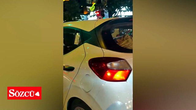 Trafikte tartıştığı kadına biber gazı sıktı