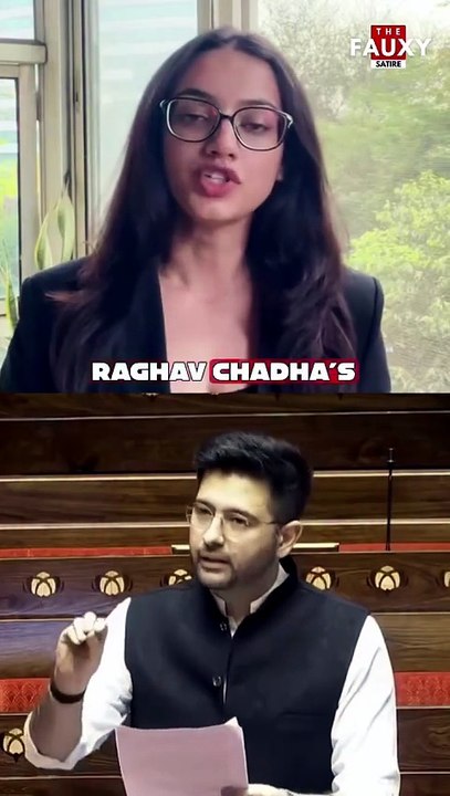 Satire: Raghav Chadha Learns to Speak at 2X Speed After AAP Cuts His Allotted Time in Parliament