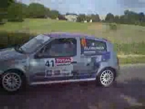 François Pelamourgues Rallye du Limousin 2008 Clio RS