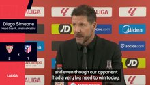 'I have a plan': Simeone defends extreme rotation in Sevilla defeat
