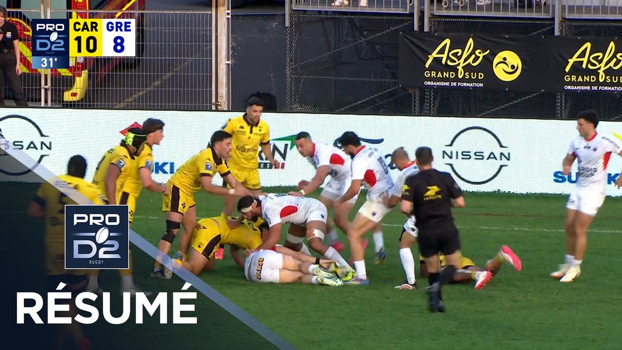 PRO D2 Saison 2025-2026 J26 - Résumé US Carcassonnaise - FC Grenoble Rugby