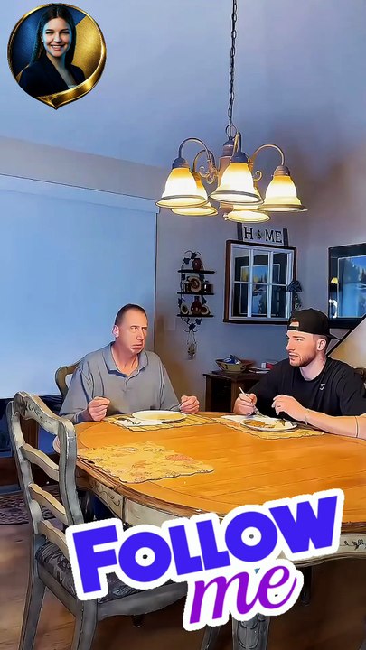Slammed the Food on the Table 😂🍽️ | His Reaction Was Priceless!